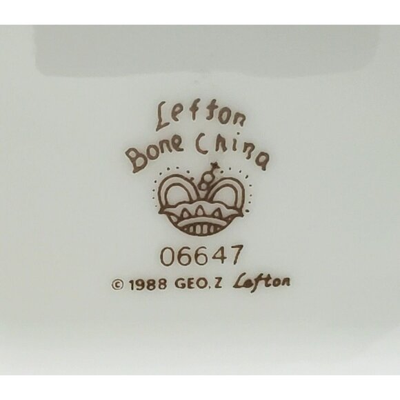 Lefton Cardinal Candy Dish Birds Holly Christmas Holiday Trinket Bone China 1988 - Picture 14 of 14